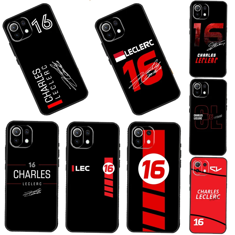 Charles Leclerc 16 F1 Case For POCO F4 GT X4 X3 Pro F3 M3 M4 Pro Cover For Xiaomi 12S Ultra 12 11T Pro 11 Lite