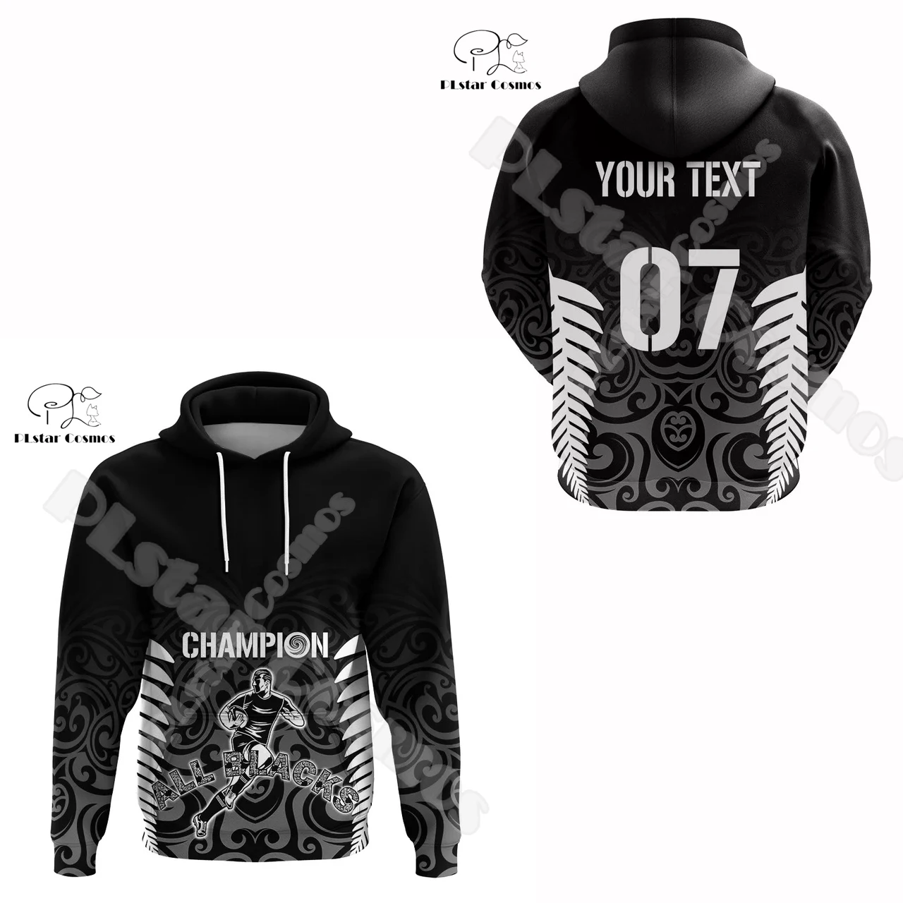 Custom Name New Zealand Aotearoa Maori Tattoo Vintage Retro Unisex 3DPrint Harajuku Pullover Streetwear Casual Jacket Hoodies Z