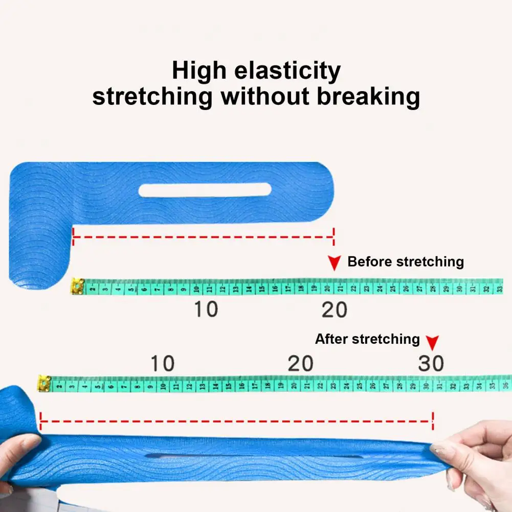 Cinta de kinesiología para rodilla, cinta adhesiva transpirable, vendaje Atlético elástico para correr, 10 piezas