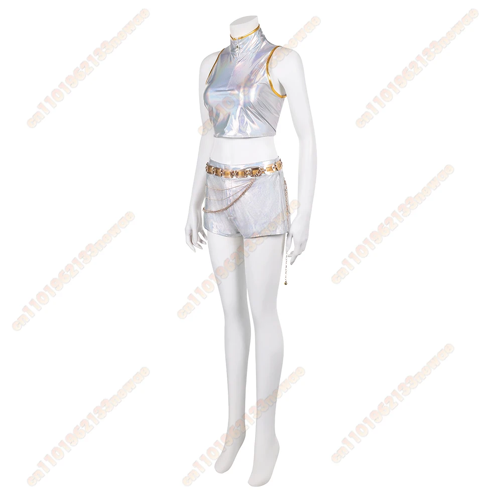 NEW Rumi Cosplay Set Kpop Demon Fantasia Hunters Adult Women Outfits Halloween Party Outfits Idol Stage Performance Costume Suit