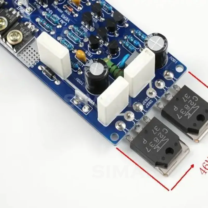 L12‑2 Stereo Power Amplifier Board, Ultra‑Low Distortion HIFI Audio Amp, VER4.2 Version