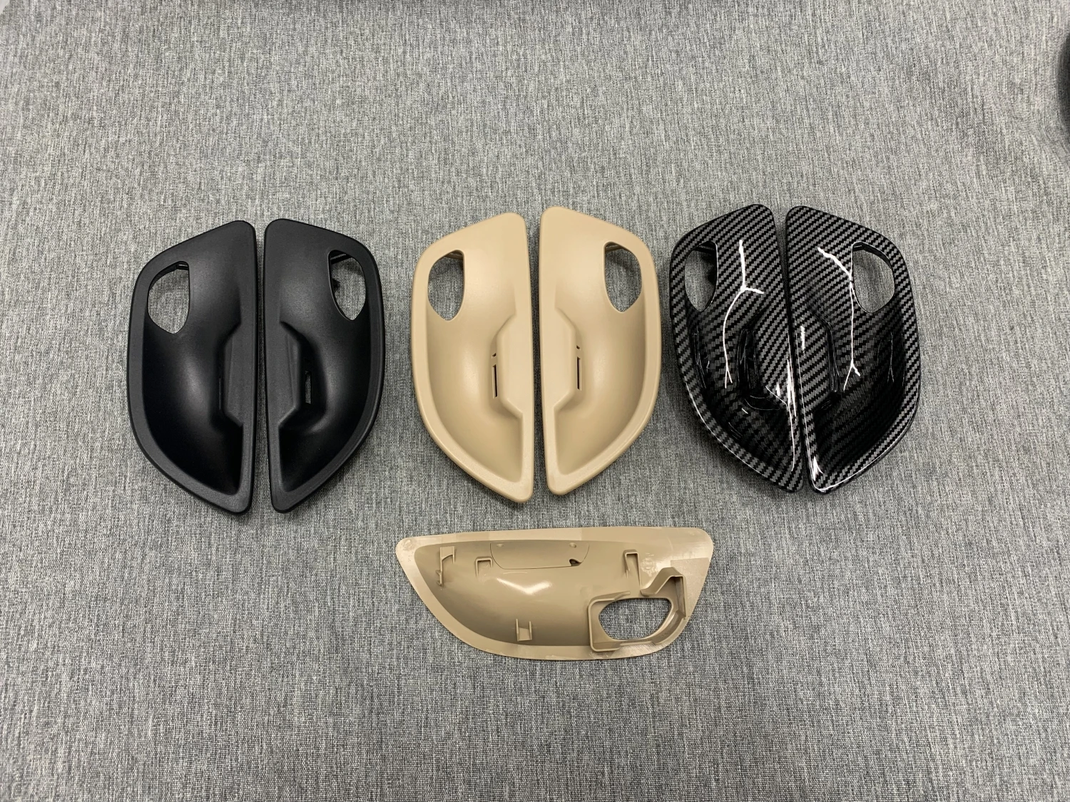 RHD LHD Inner Door Handle Bowl Cover Trim with Ambient Light Hole Replacement For BMW 5 Series F10 F11 F Chassis 520i 523i 525i