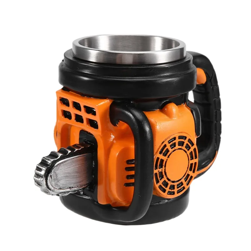 

Кружка для бензопилы, чашка для электрической пилы, чашка для воды на открытом воздухе, двухслойная чашка 300 мл [AA74-AAA]