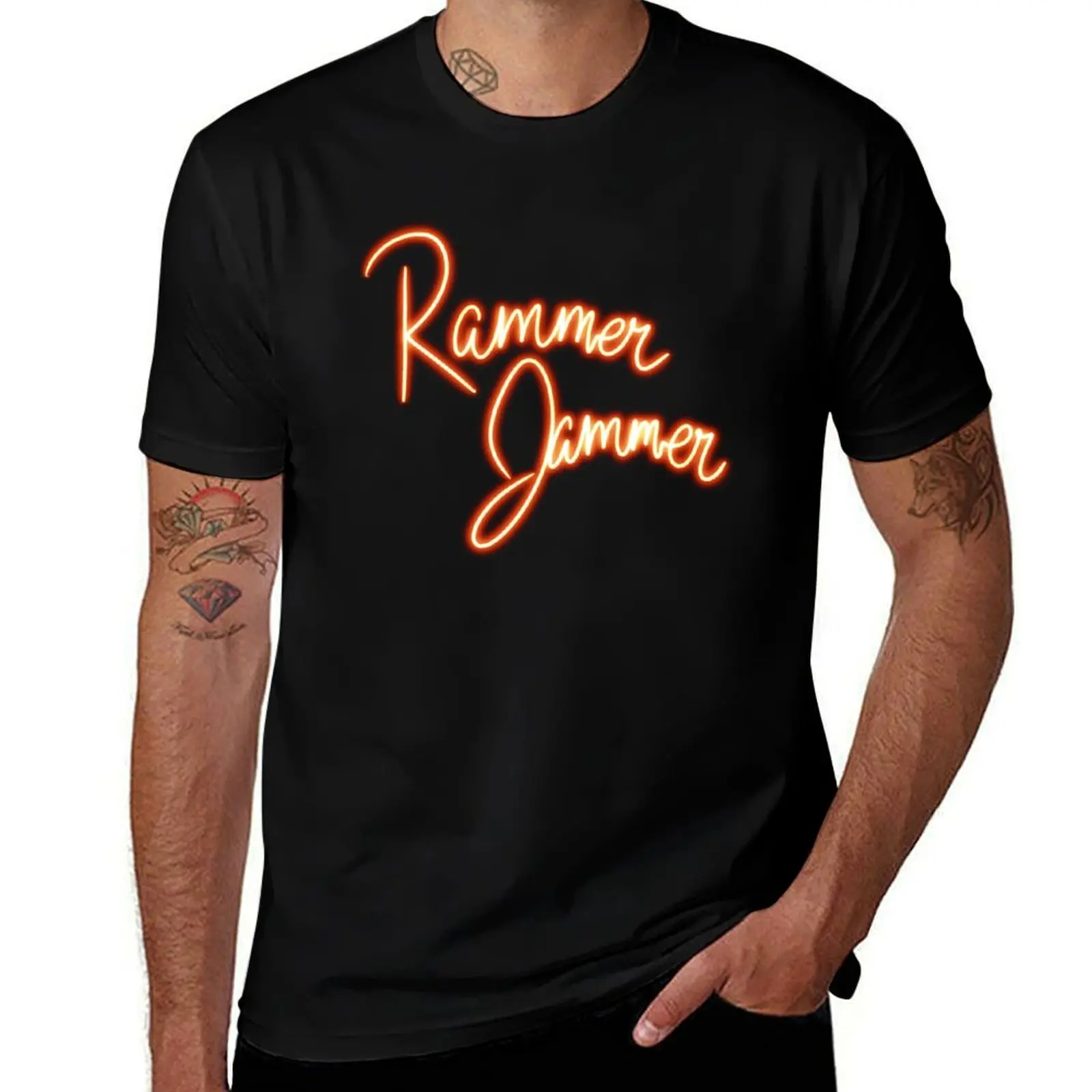 Rammer Jammer T-Shirt Casual Fashion Print Tee Top T-Shirt