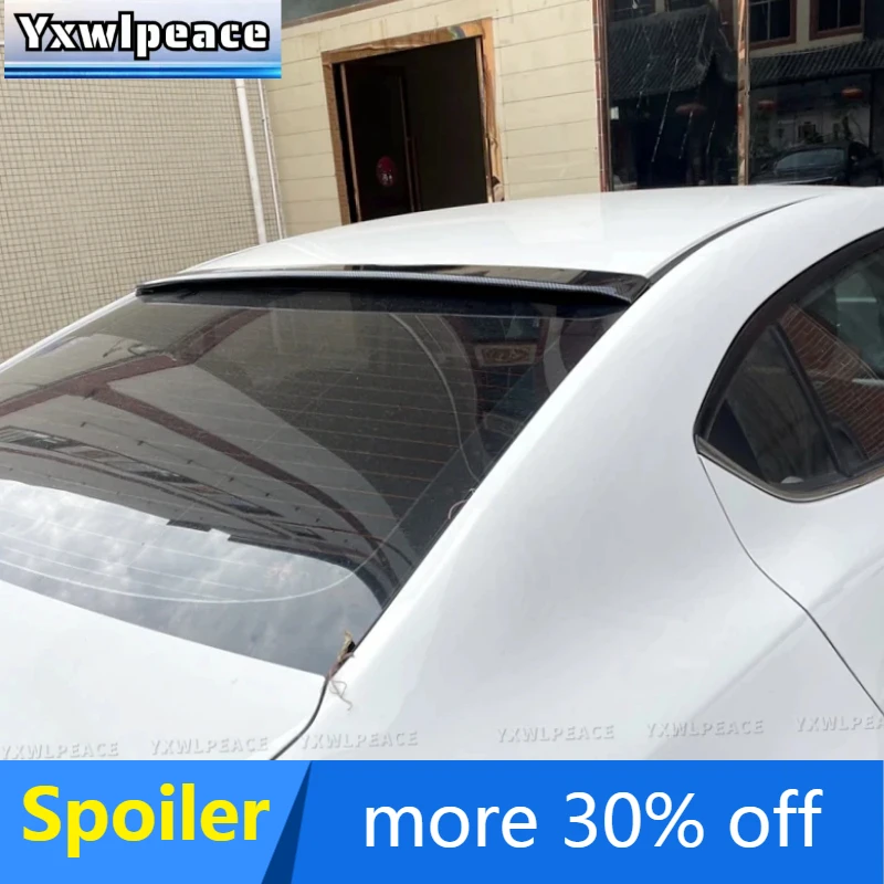 

For Mazda 3 Axela 2014 2015 2016 2017 Spoiler ABS Plastic Unpainted Color Rear Window Roof Spoiler Body Kit Accessories