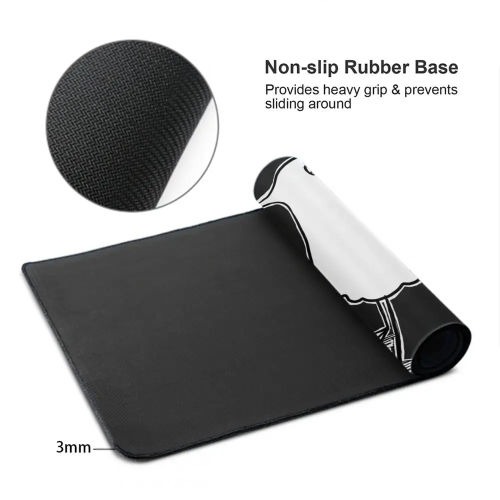 oyasumi punpun  Mouse Pad Large Computer Mousepad Office Accessories XXL Pc Gamer Non-slip Deskmat Keyboard Rubber Game