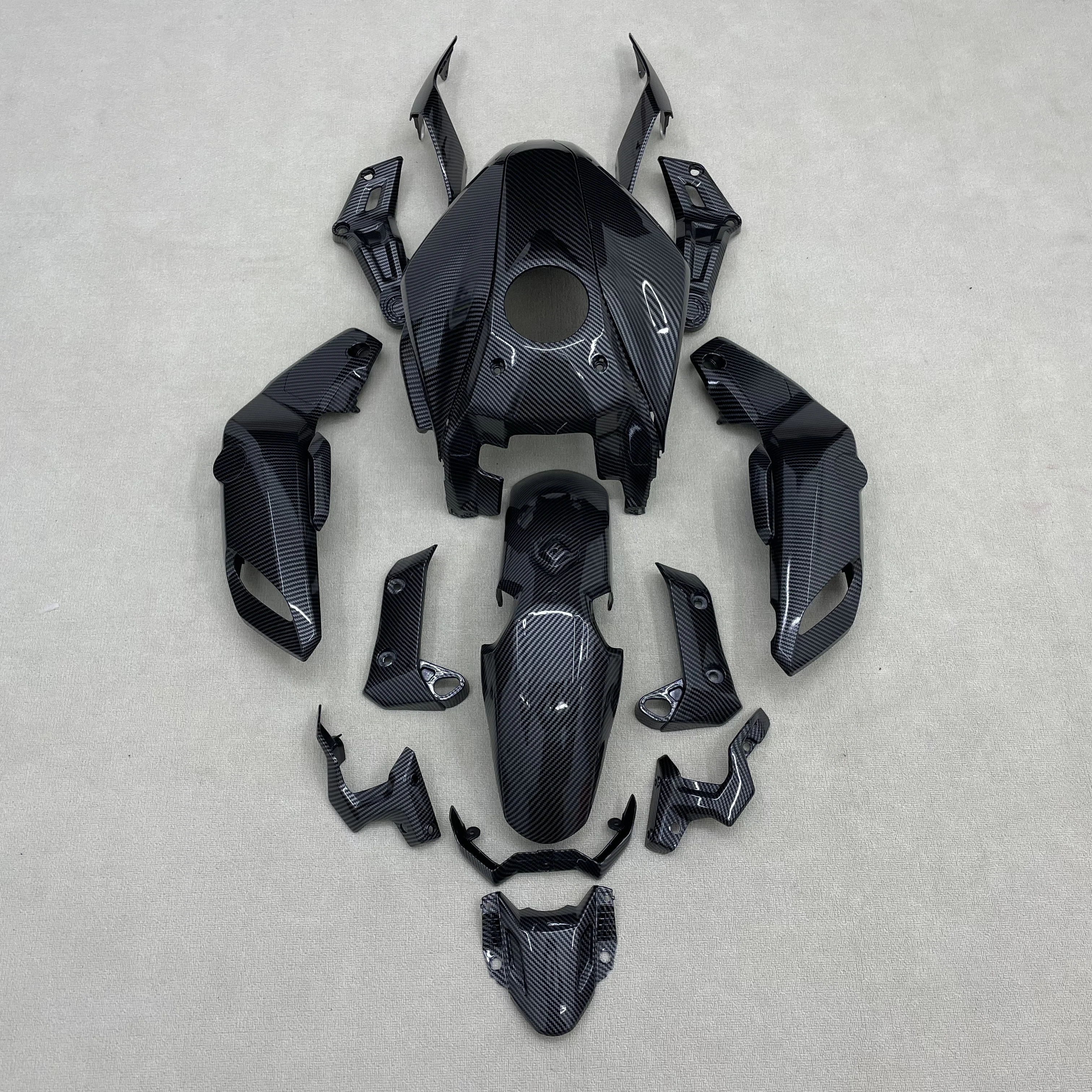 

MT-07 MT07 2018 2019 2020 Model Full vehicle body Full vehicle parts Motorcycle fairing New ABS material Carbon fiber paint.