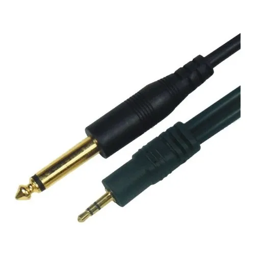 Alkatech 6.3mm Mono Jak'tan 3.5mm Stereo Jacka - 1 M