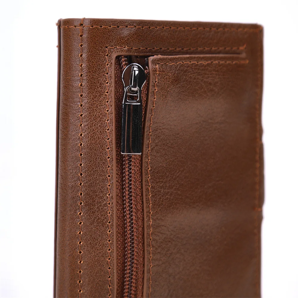AirTag Wallet Cow Leather AirTag Wallet for Men, Minimalist Front Pocket Wallet with Airtag Holder,Leather Business Card Holder