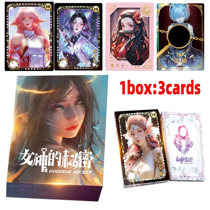 Tarjeta de Historia de diosa, caja de refuerzo de la serie Secrect, TCG Doujin, juguetes y pasatiempos, regalo, novedad de 2023