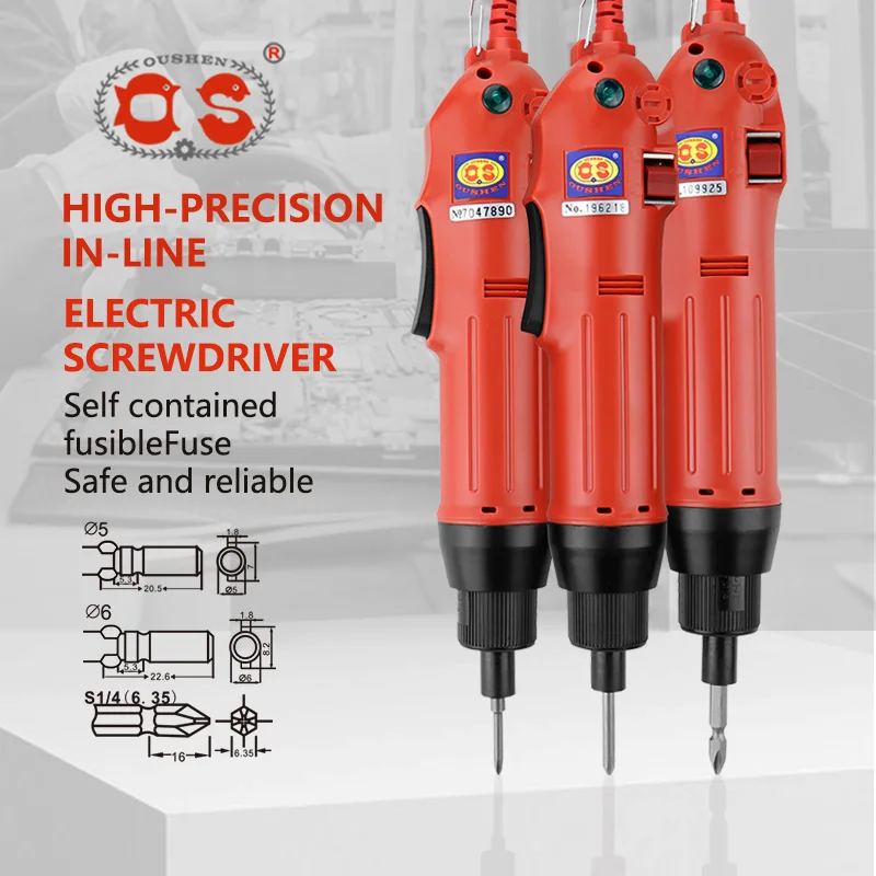 Professinal Oushen OS-600 Plug-in Type Regulating Electric Screwdriver Handle Drill Tools For Mobile