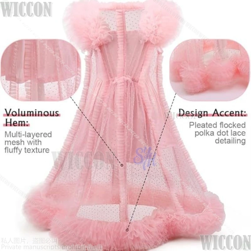 Vestido sin mangas de encaje transparente peludo con flores Kawaii para niños, bonito chaleco de Lolita, Cosplay de película de Halloween Wickeddd Comic Con Cos