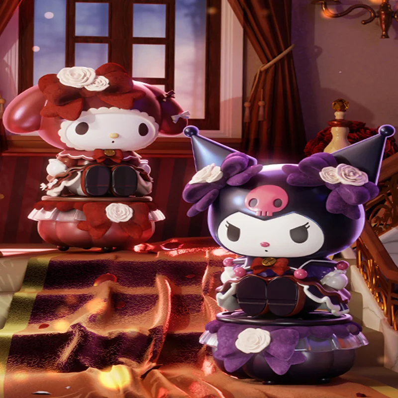 

Authentic authorization for Sanrio Rose and Rose series Kuromi Melody large ornament trendy toy figurines