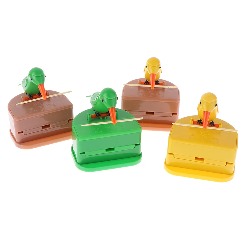 1 pc ABS Toothpick Holder Dispenser Bird Table Decoration To