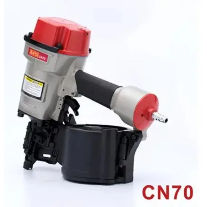 Pneumatic Coil Nailer CN55 CN70 CN80 Industrial Roofing Pneumatic Roll Nail Gun Siding Coil Nailer Gun Air Nail Gun 25-80mm