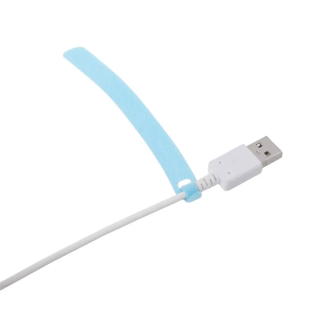 20pcs Practical Earphone Mouse Fastening  Cable Organizer Wire Protector Ties Management Nylon
