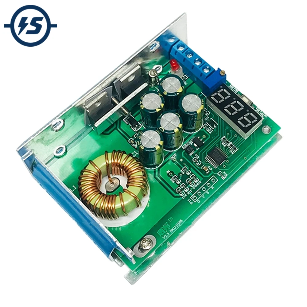 Step Down Power Supply Module Adjustable Buck Voltage Converter Board 300W DC-DC 3.5V-30V to 0.8V-29V 10A