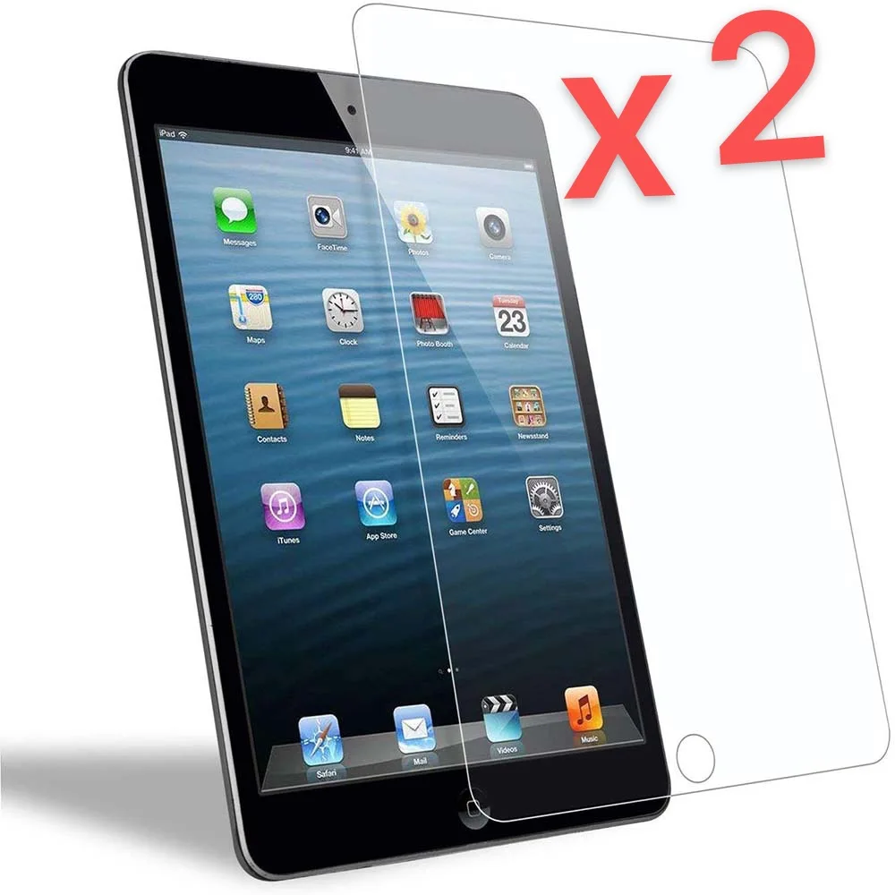 2Pcs Tempered Glass Screen Protector for IPad 10.2 9.7 10. 5 10.9 11 IPad 8 7 6 9 Air 5 4 3 2 Mini Glass IPad Pro 11" 2022 2021