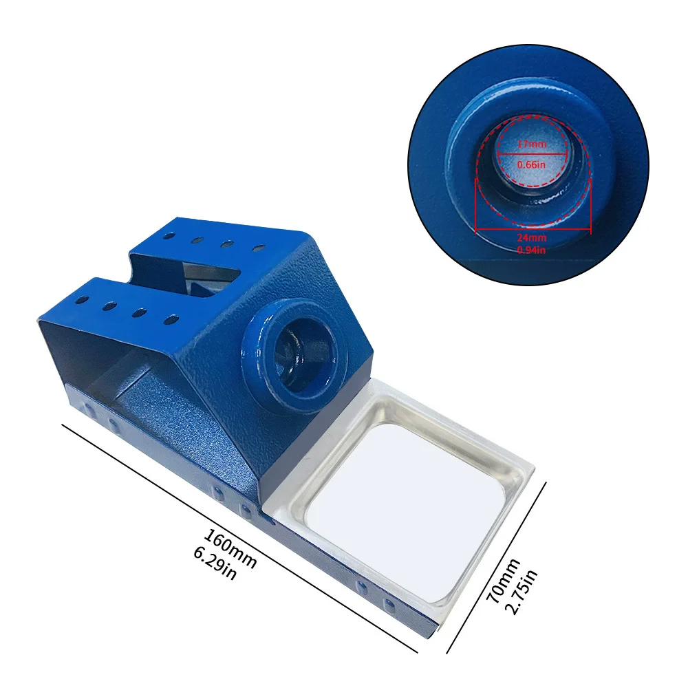 Welding Iron Stand, Metal Soldering Iron Holder, Electric Soldering Iron Holder, Square Soldering Iron Placement Stand