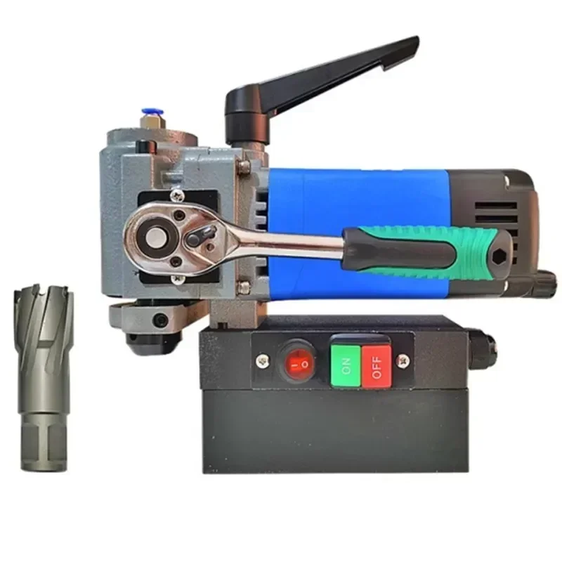 Industrial Grade Small Magnetic Drill 13 Horizontal Hollow Drill 40 Multi-function Adjustable Speed Magnetic Seat Drill