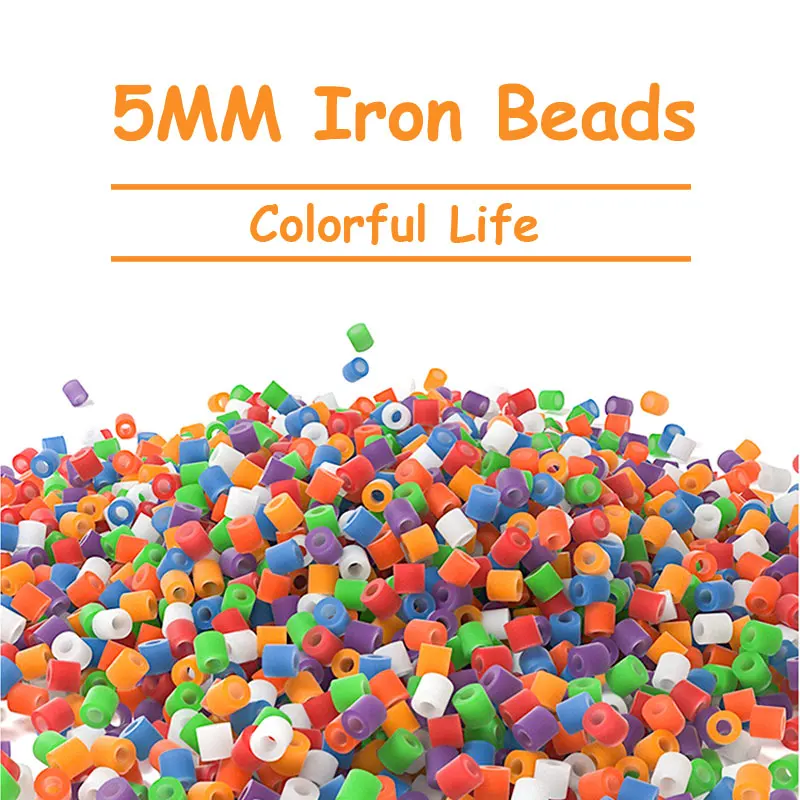 YantJouet 5mm Beads 1000pcs 133color Pixel Art Iron Beads for Kids Hama Beads Diy Puzzles High Quality Handmade Gift Toys