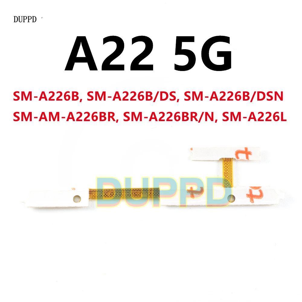 For Samsung Galaxy A22 5G A226B A226 Power Swith On Off Volume Side Button Flex Cable