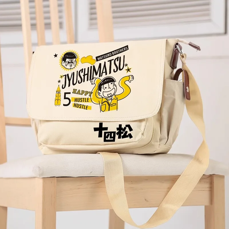 

A Song anime 2D single shoulder crossbody backpack Matsuno Fourteen Matsu Komatsu figurine gift manga figures