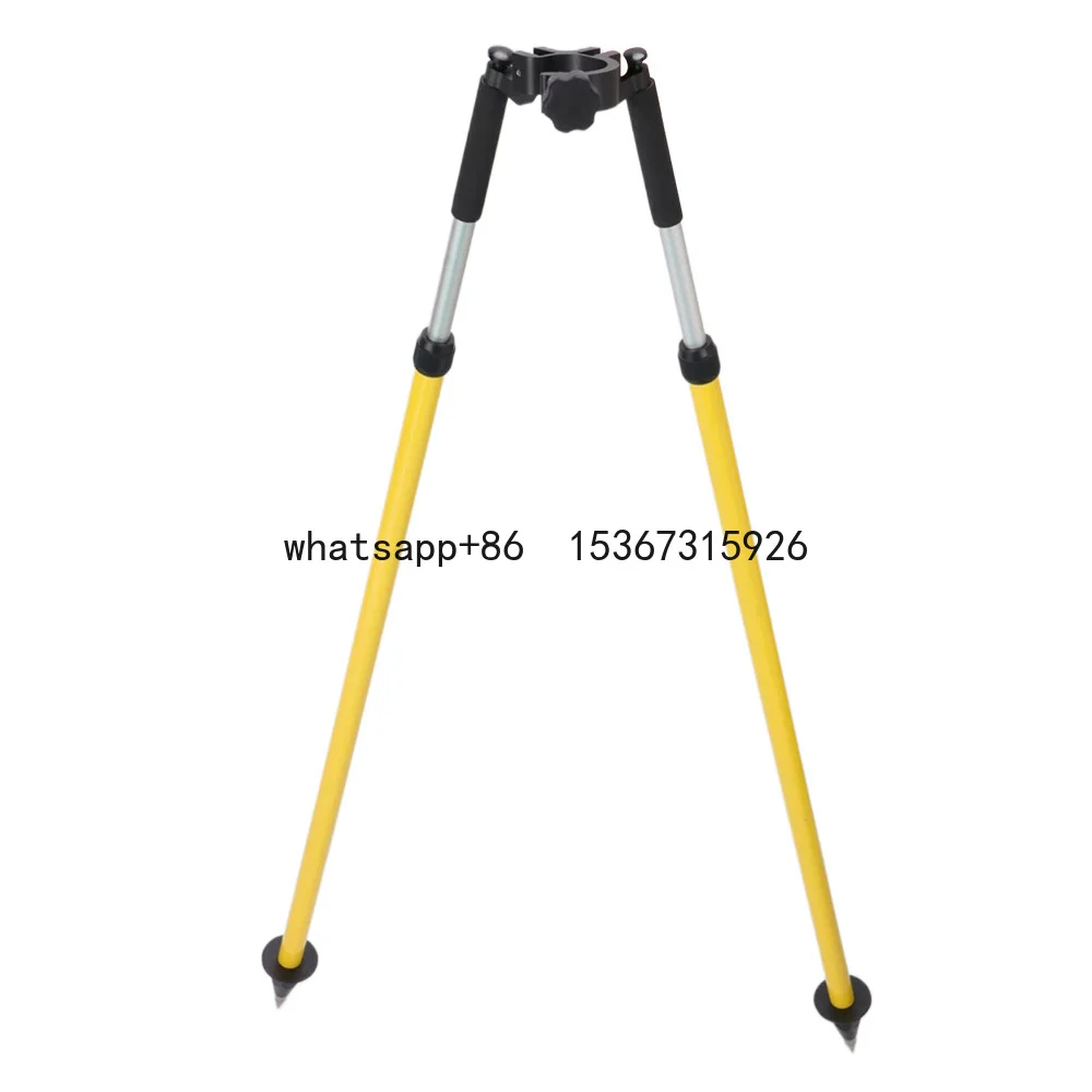 

DZ22AYellow Aluminum Bipod With Thumb Release Clamp For Prism Pole Leveling Rod Survey