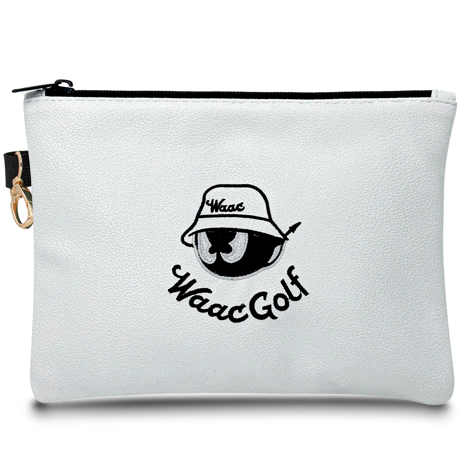 

Unisex Golf Clutch, Large Capacity Envelope Bag with Pebbled PU & Thick Lining, Portable Wristlet