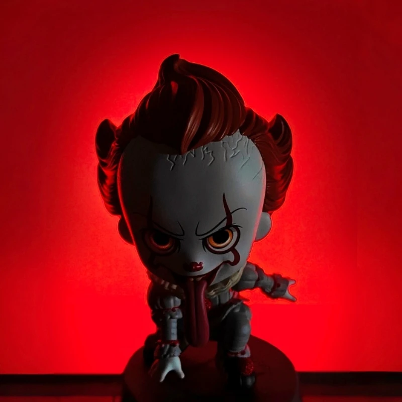Original auf Lager Hottoys Cosbaby COSB684-COSB686 Pennywise It Film 11CM Charakter Modell Sammlung Chibiart Puppe Geschenke Spielzeug