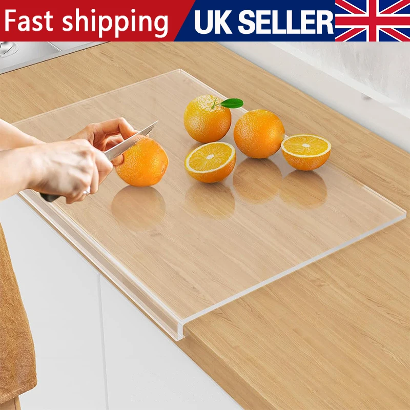 Acrylic Kitchen Cutting Board Countertop Chopping Board Clear Large Non-Slip