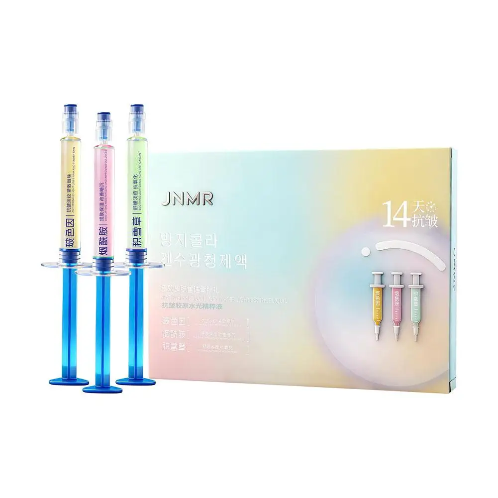 ضوء الماء الأصلي ثلاثي الألوان فرع واحد جوهر السائل تشديد ورفع السلس الوجه الجلد جوهر ترطيب عميق #4