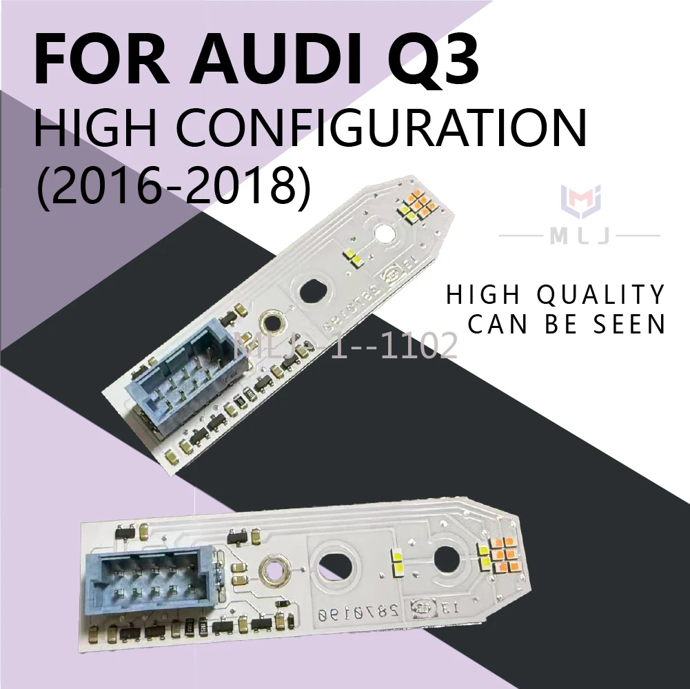 

New LED board 8U0941475E For 2016-2018 Audi Q3 DRL chip 1001.007.0600 LED Headlight Daytime Running Light Board High Profile
