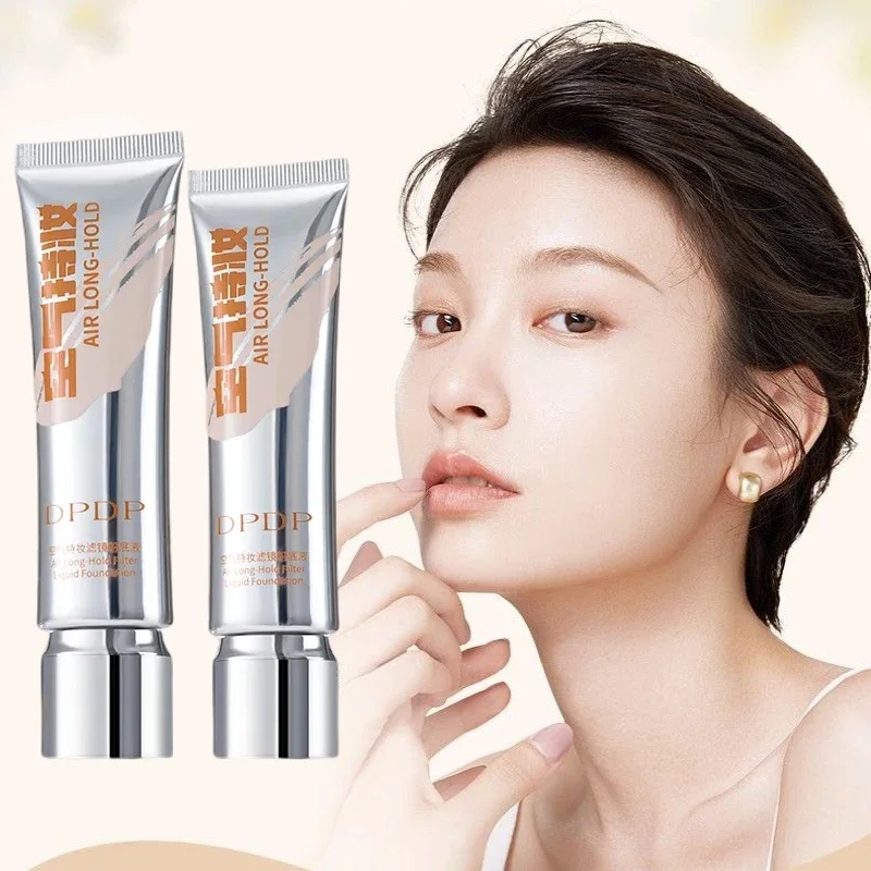 DPDP W Serise for Dry Skin Air Long Hold Foundation Setting Makeup Long Lasting Removal Natural Concealer Base Makeup Cosmetics