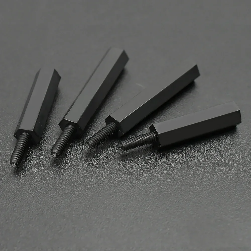 Board Rack Stud Standoff Hex Nylon Motherboard Spacing Screws Male to Female Columns M2 M2.5 M3 M4 M5 M6 Spacers Black White