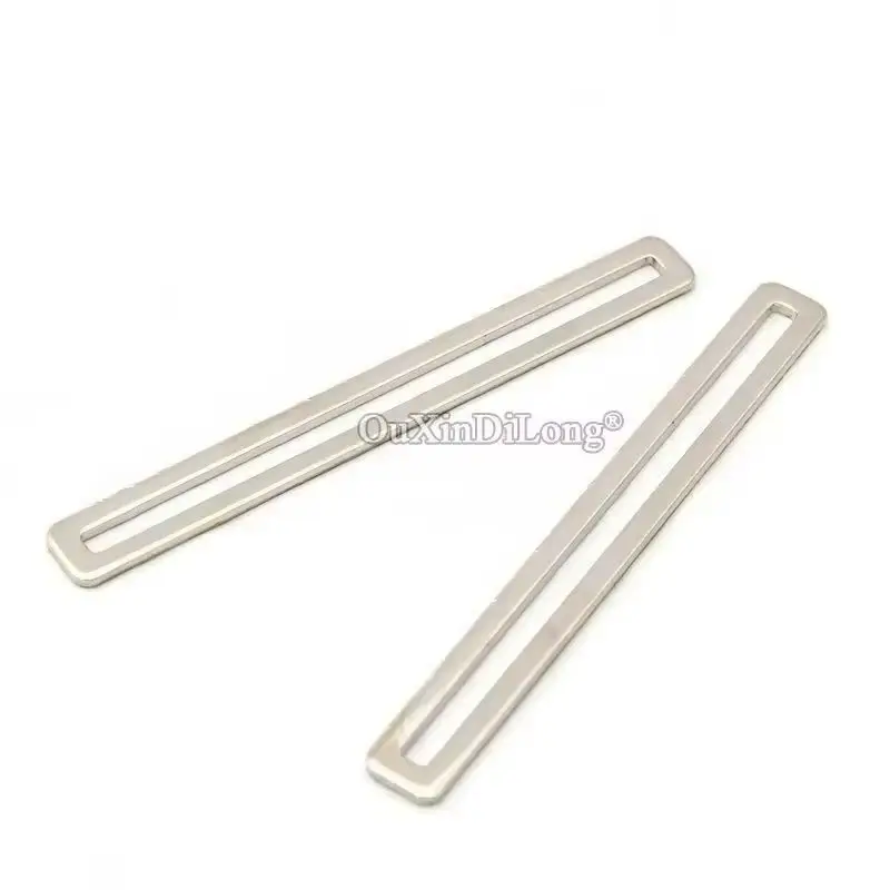 Brand New 50PCS Flat Straight Heavy Furniture Corner Braces Board Frame Shelf Fixed Brackets Furniture Reinforced Connectors