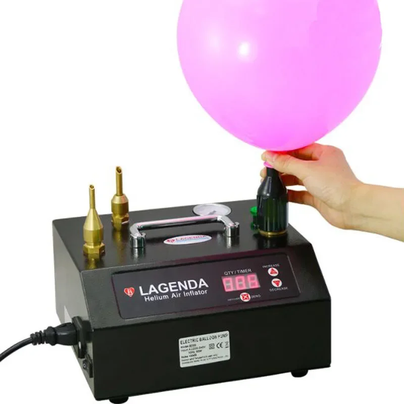 Helium balloon inflator wedding birthday party airborne tool electric helium air pump B363 AC220V