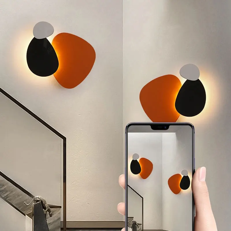 Modern High Level Simple Decoration Wall Lamp for Stair Art Model Room Living Room Sofa Atmosphere Background Lighting Led