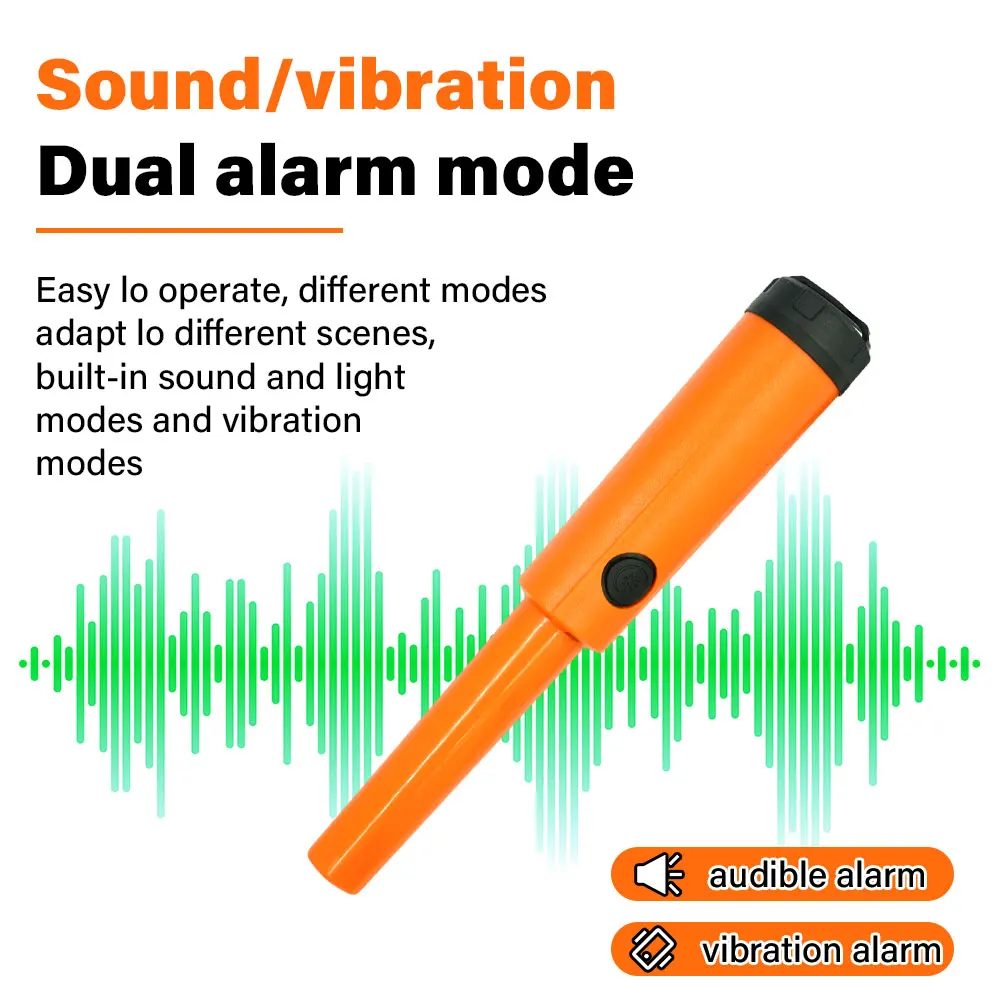 جديد حساسية عالية TC-116 يده للكشف عن المعادن تحديد المواقع قضيب مع المضادة للخدش غطاء للحماية تحديد المعادن #4