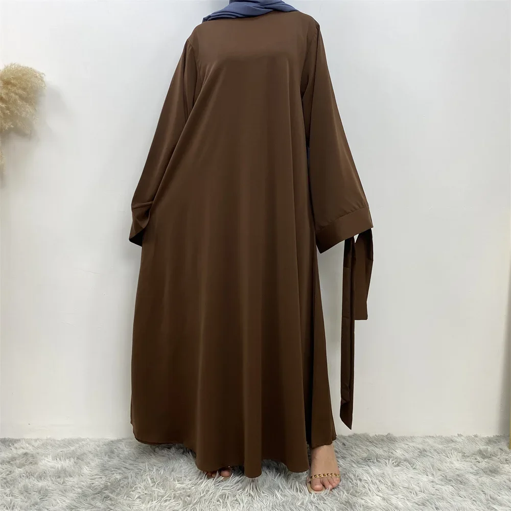 

Modest Abaya Dubai Turkey Kaftan Hijab Muslim Dress Indian Islamic Clothing for Women Eid Jalabiya Vestidos Ramadan Caftan Robe