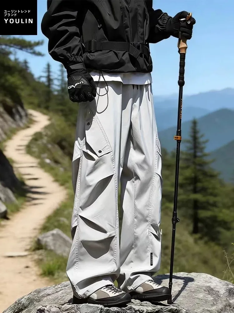 

Мужские флисовые брюки в американском стиле для активного отдыха, работы, спорта, альпинизма и катания на лыжах (осень-зима)