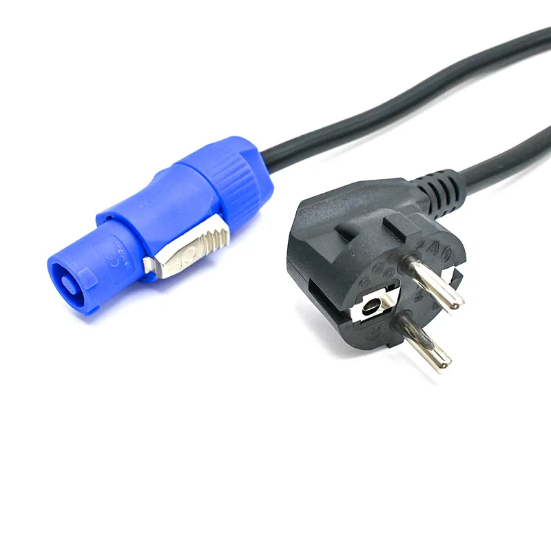 Flexible Powercon Schuko Cable 1m 1.5m 2m 3m 5m 8m 10m Power con to Male Plug Extension Power Cord for Stage Lighting Audio
