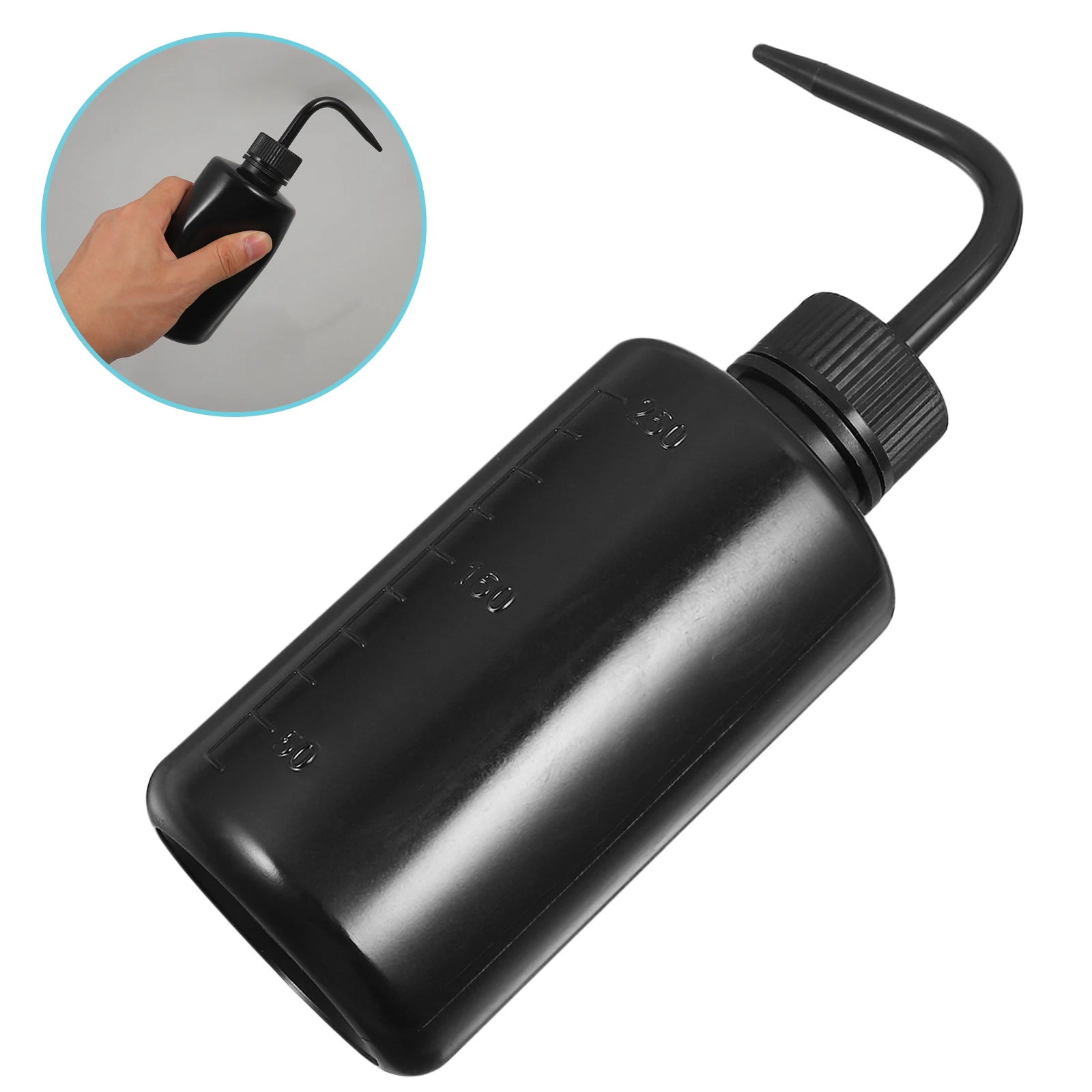 

4pcs Washing Graduated Wash With Scale Portable Plastic Washing Bottle Plastic Lab Bottle For Supplies