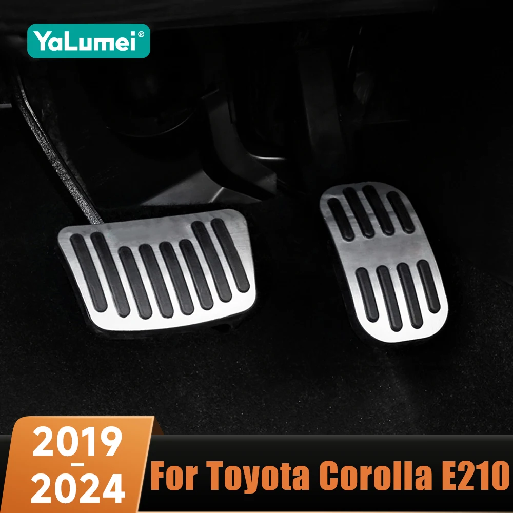 Auto Fuß Pedal Pads Abdeckung Gaspedal Bremse Nicht-slip Pad Zubehör Für Toyota Corolla E210 2019 2020 2021 2022 2023 2024 Hybrid