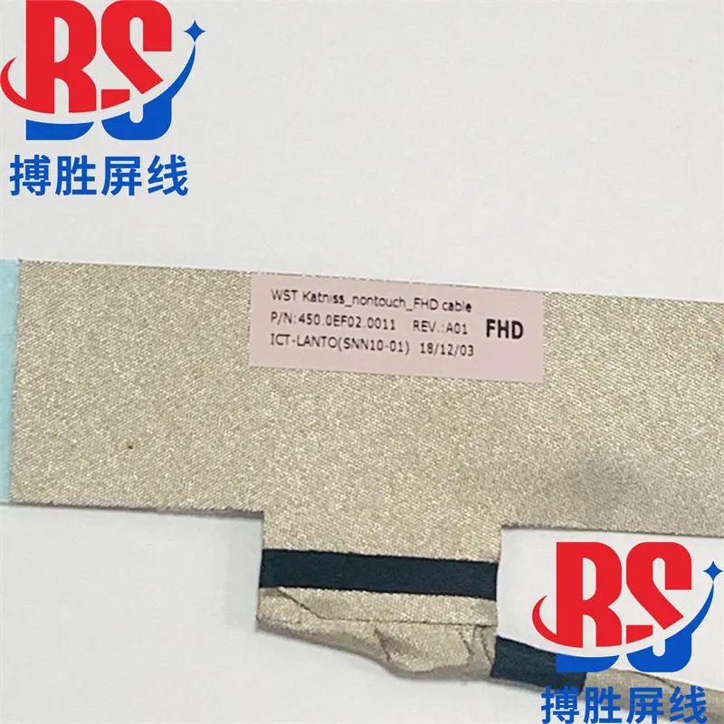 For HP thin sharp ENVY 13-AH TPN-W136 screen cable, screen cable 450.0EF02.0011