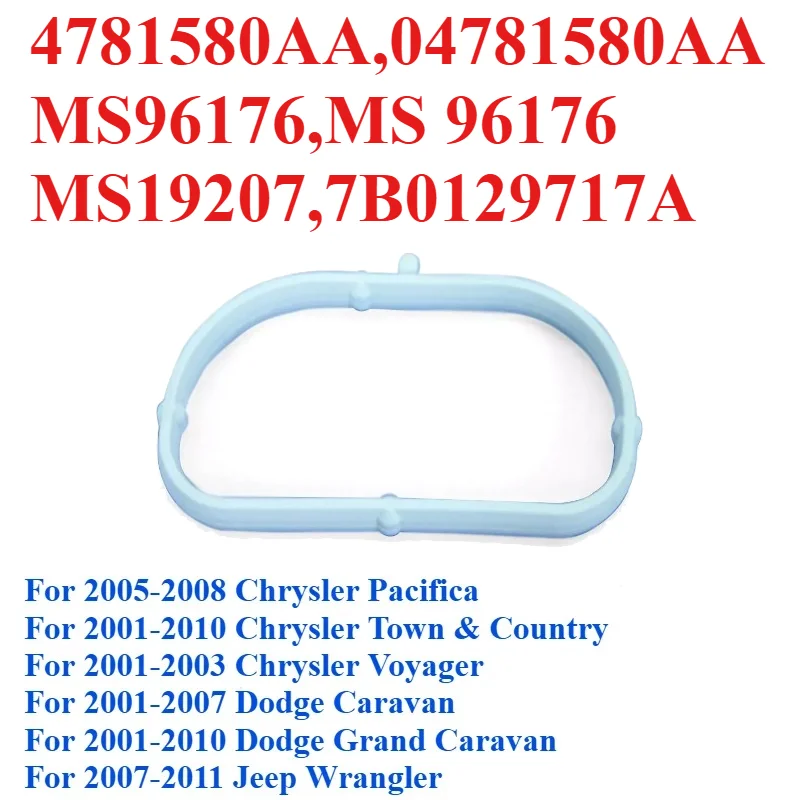 

7B0129717A 4781580AA 04781580AA Прокладка впускного коллектора двигателя для CHRYSLER PACIFICA TOWN COUNTRY VOYAGER DODGE GRAND CARAVAN