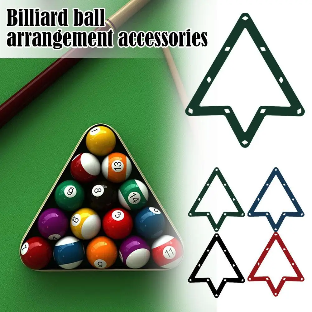 

Billiards Rack 9/10 Balls Magic Rack Holder Sheet Billiards Table Pool Positioning Accessories