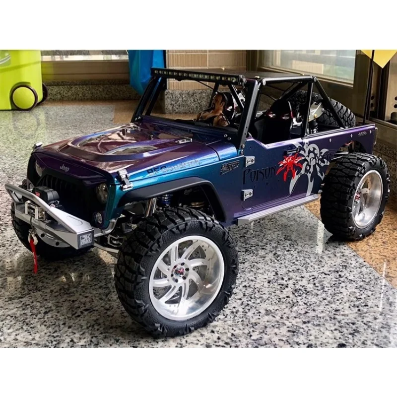 D1RC 3.2 بوصة محاكاة معدنية محور عجلة الشمس محوري TRX4 scx10 الجيل الثالث غير VP واحد #5