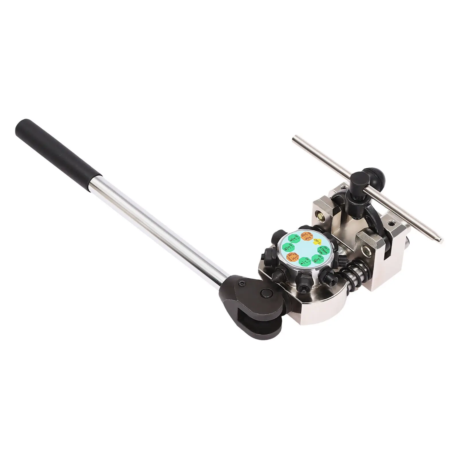 Kit de herramientas de abocardado de línea de refrigerante de freno de combustible hidráulico + troqueles 5/16" 3/8" 3/16" 1/4"