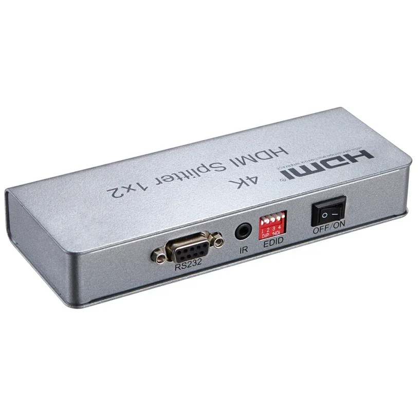 4K HDMI Splitter 1X2 1080P 1 IN 2 Out HDMI Switch Splitter with EDID RS232 for PS4 Xbox Camera Laptop PC To TV 1 To 2 Monitors